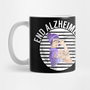 End Alzheimer's Awareness Month Day Dementia Strong Woman Mug